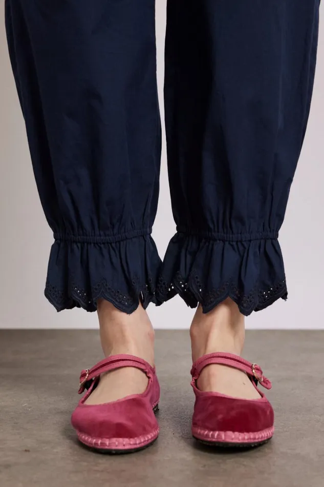 Women Bottoms Damson Madder Pansy Pantaloons