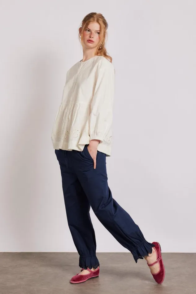 Women Bottoms Damson Madder Pansy Pantaloons