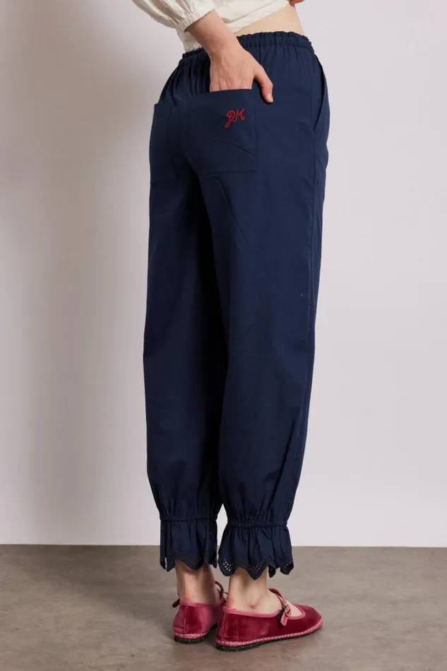 Women Bottoms Damson Madder Pansy Pantaloons