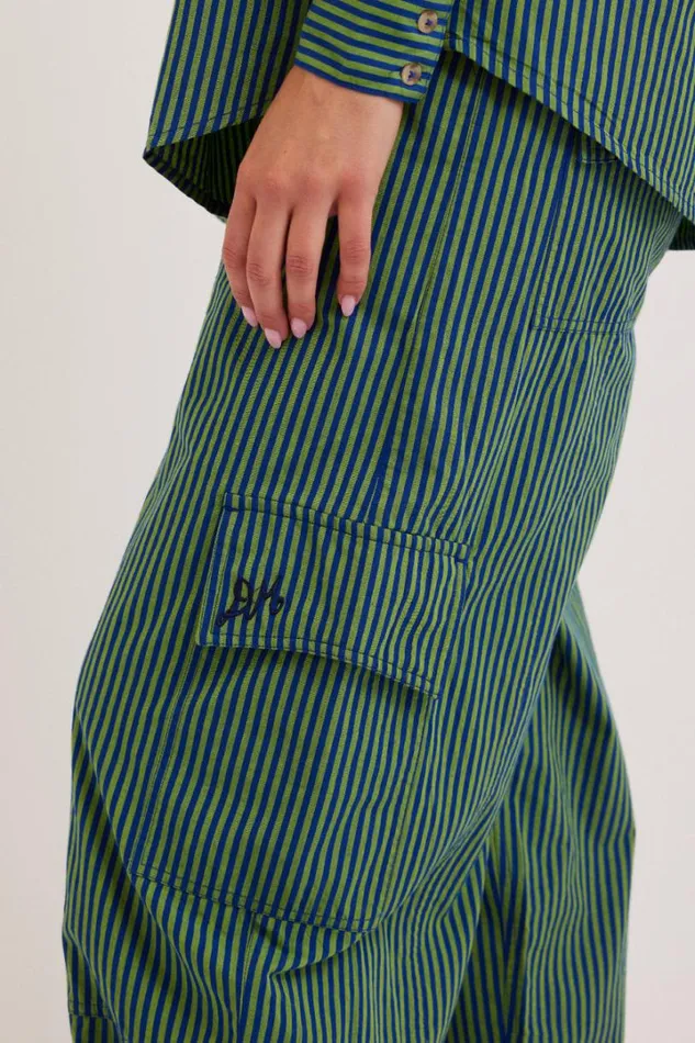 Women Bottoms Damson Madder Rocket Cargos 8211 Stripe