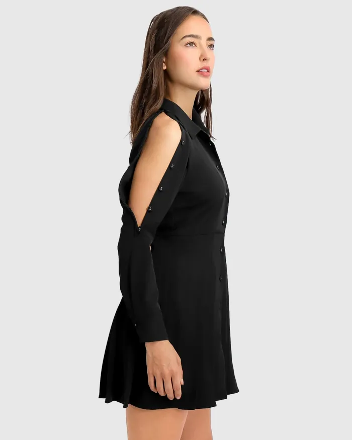 Women Boy Meets Girl Mini Dress 8211 Black Dresses Belle and Bloom