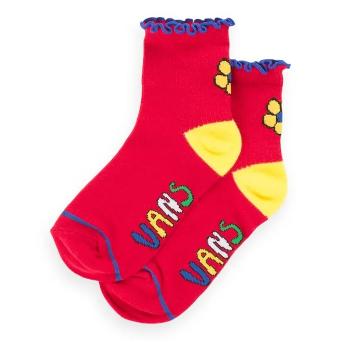 Women Brighton Sock Racing Red Socks Vans