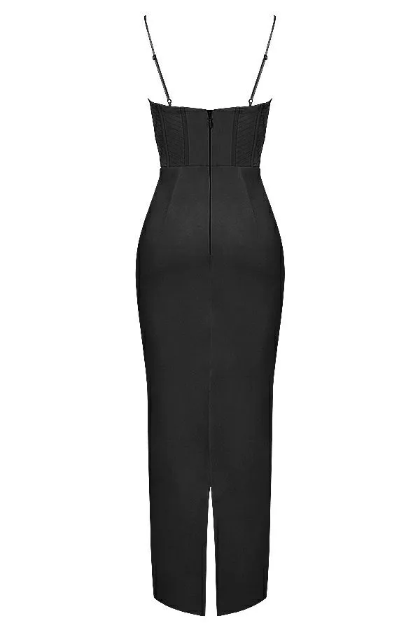 Women Charmaine Black Corset Maxi Dress House Of CB Dresses Women Charmaine Black Corset Maxi Dress House Of CB Dresses