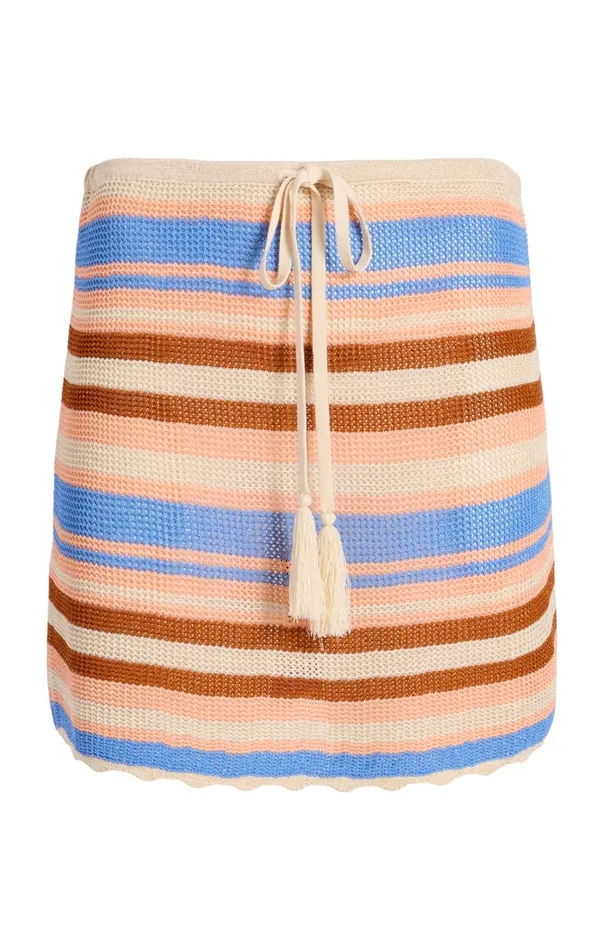 Women Cinq Sept Bottoms Ari Skirt Natural Multi