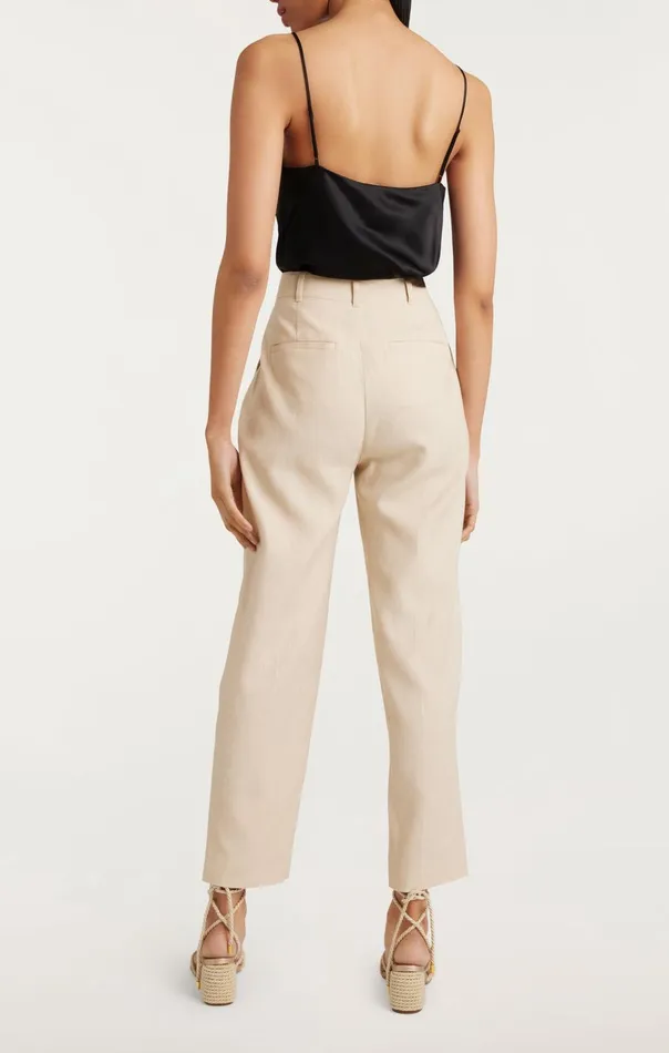Women Cinq Sept Bottoms Arlene Pant Khaki
