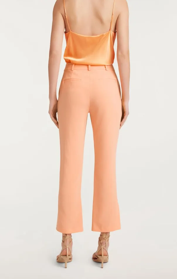 Women Cinq Sept Bottoms Cropped Kerry Pant Marmalade