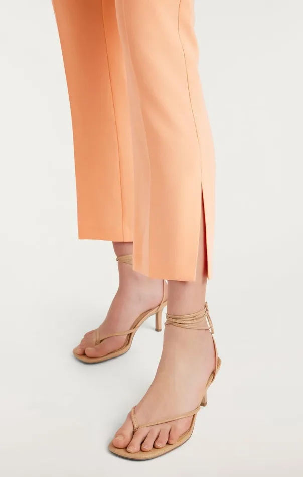 Women Cinq Sept Bottoms Cropped Kerry Pant Marmalade