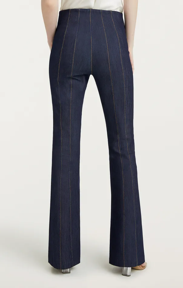Women Cinq Sept Bottoms Indigo Carolina Pant Indigo