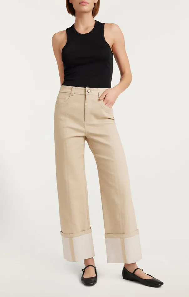 Women Cinq Sept Bottoms Kaia Pant Khaki