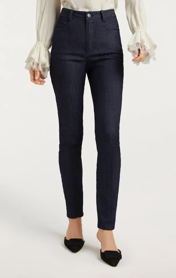 Women Cinq Sept Bottoms Leith Pant Indigo