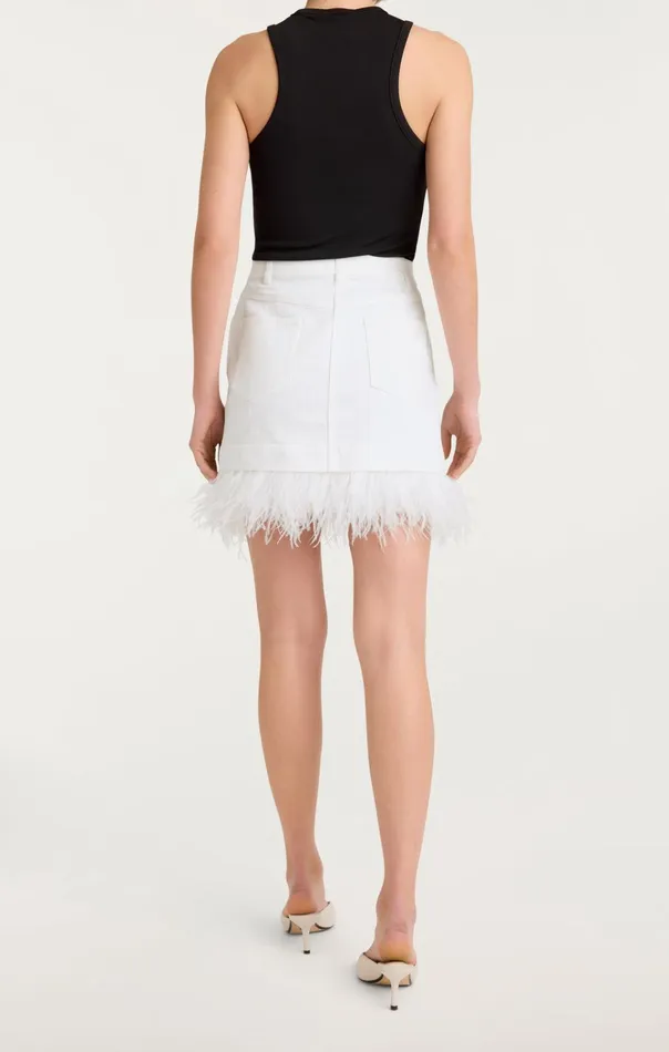 Women Cinq Sept Bottoms Luca Skirt White
