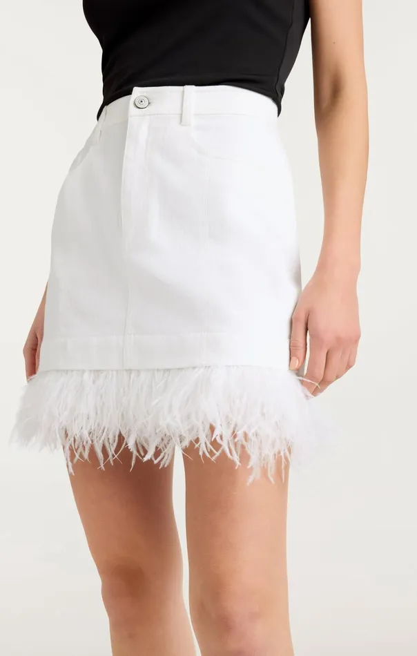 Women Cinq Sept Bottoms Luca Skirt White