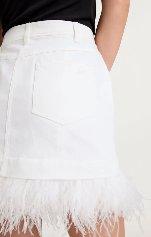 Women Cinq Sept Bottoms Luca Skirt White