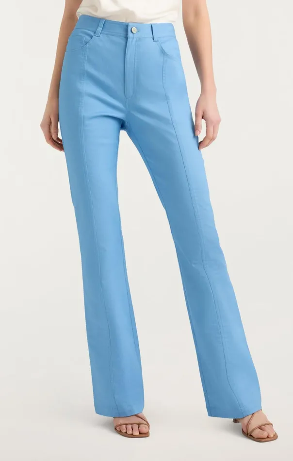 Women Cinq Sept Bottoms Shailene Pant Blissful Blue