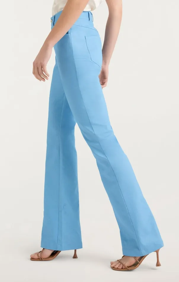 Women Cinq Sept Bottoms Shailene Pant Blissful Blue