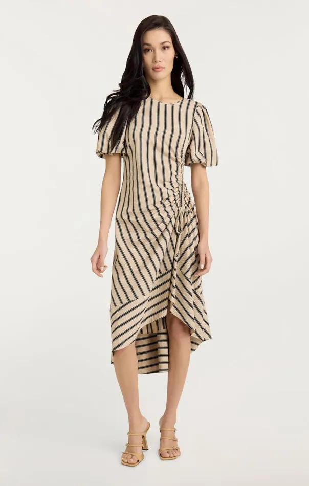 Women Cinq Sept Dresses Elin Dress Khakiblack