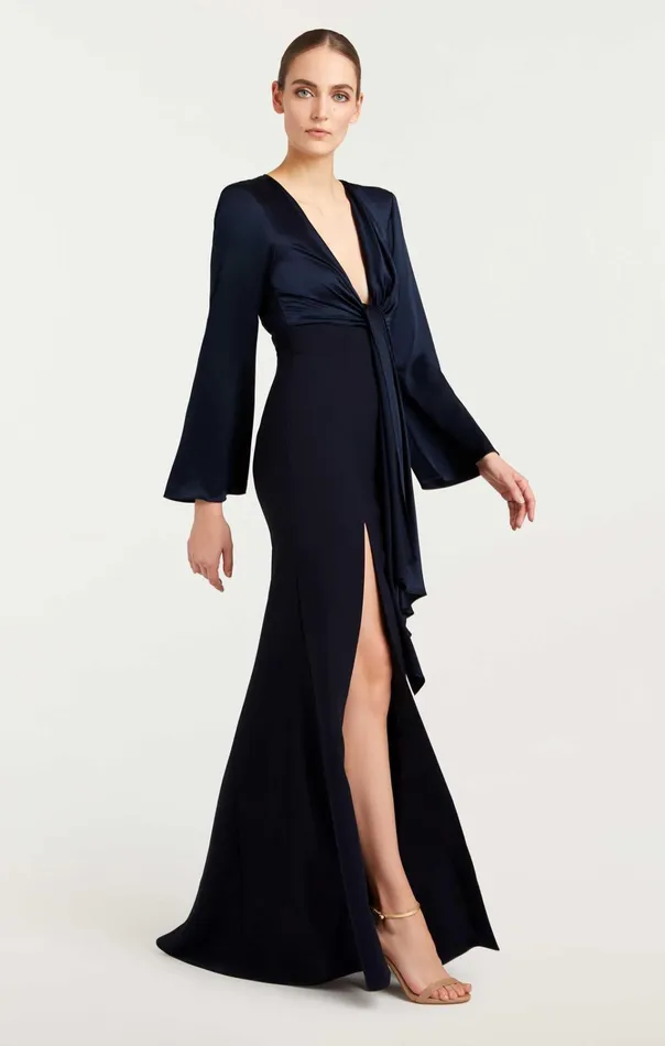 Women Cinq Sept Dresses Julianne Gown Navy