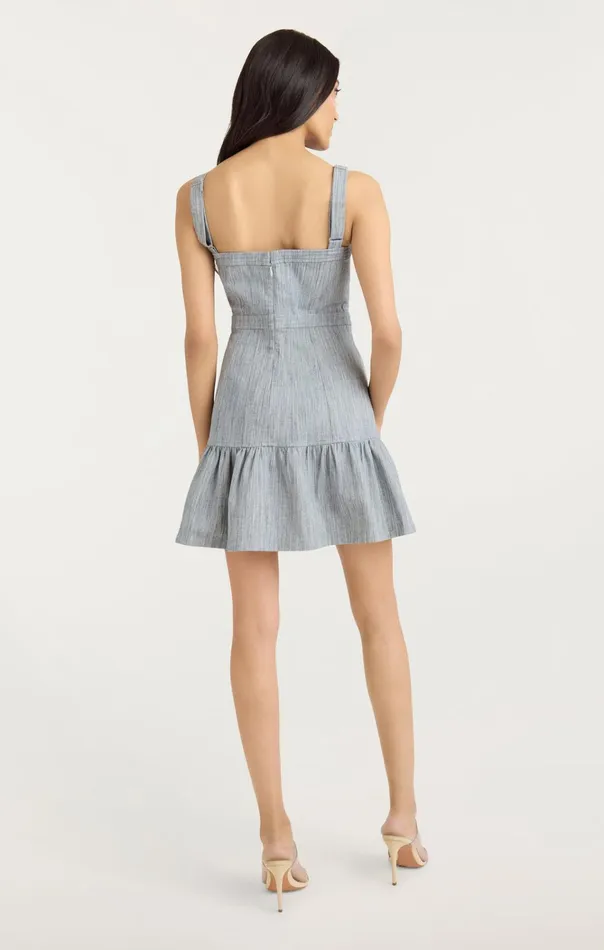 Women Cinq Sept Dresses Mina Dress Indigowhite