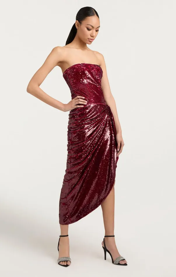 Women Cinq Sept Dresses Shea Dress Oxblood