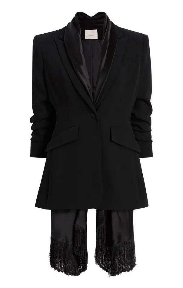 Women Cinq Sept Jackets and Blazers Ashlee Blazer Black