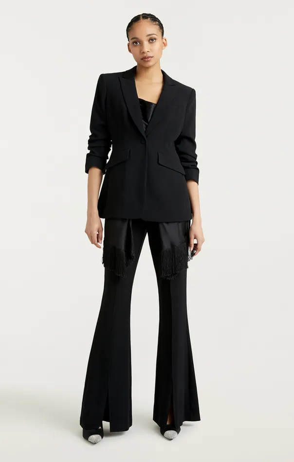 Women Cinq Sept Jackets and Blazers Ashlee Blazer Black