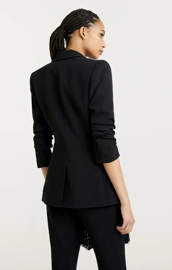 Women Cinq Sept Jackets and Blazers Ashlee Blazer Black