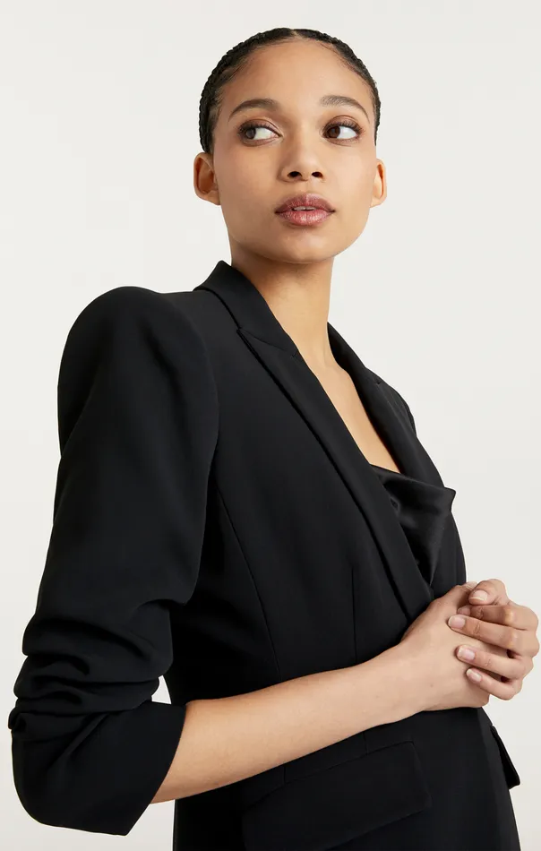 Women Cinq Sept Jackets and Blazers Ashlee Blazer Black