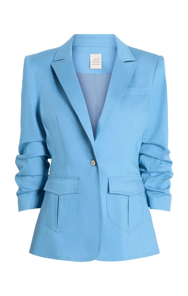 Women Cinq Sept Jackets and Blazers Louisa Jacket Blissful Blue