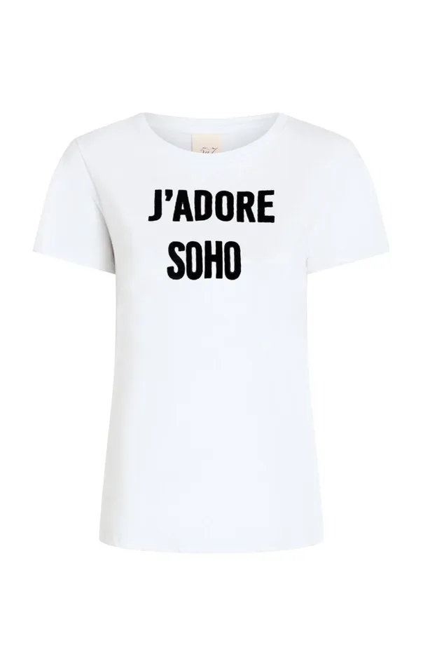 Women Cinq Sept Tops J039adore Soho Tee Whiteblack