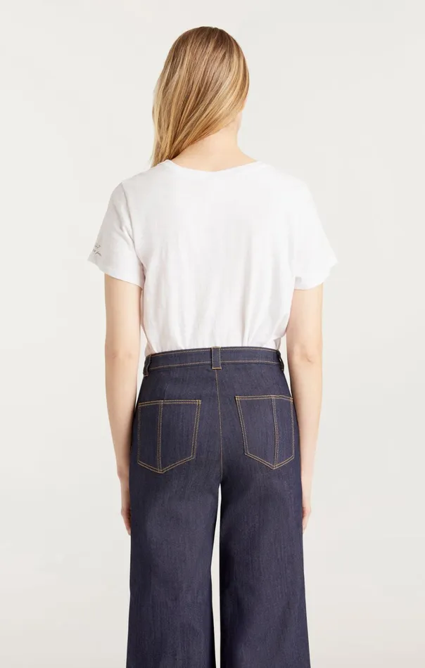 Women Cinq Sept Tops J039adore Soho Tee Whiteblack
