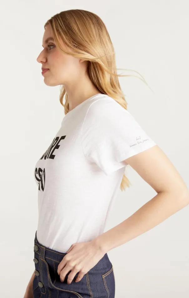 Women Cinq Sept Tops J039adore Soho Tee Whiteblack