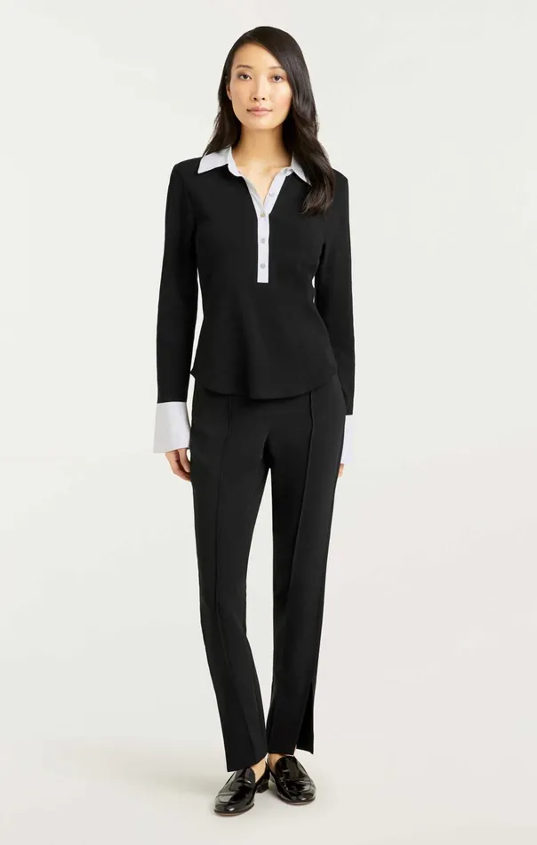 Women Cinq Sept Tops Jaden Top Blackwhite