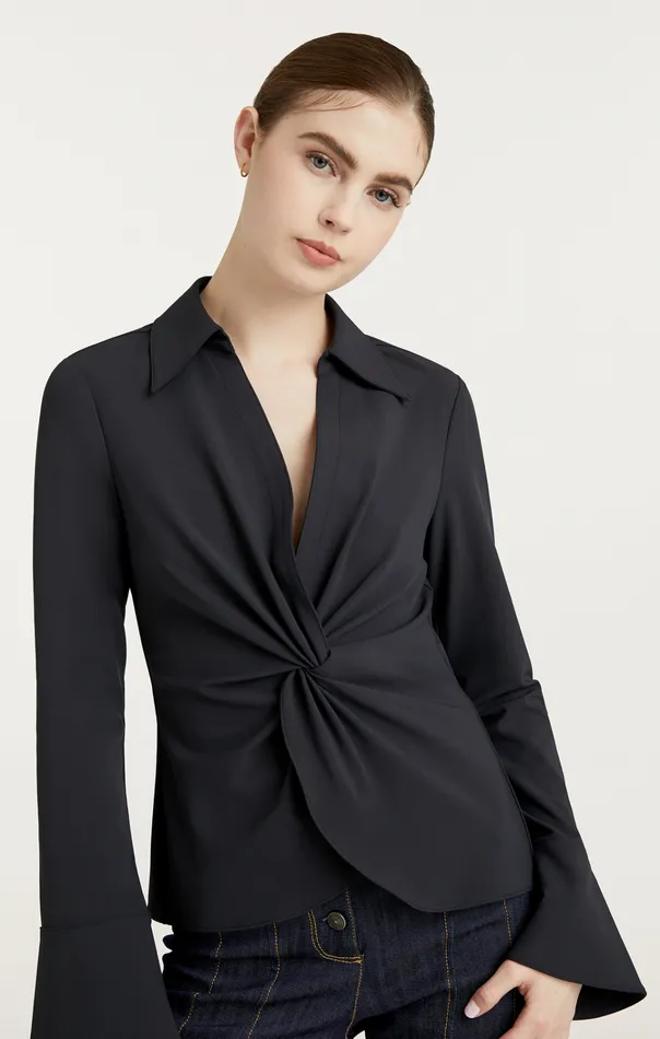 Women Cinq Sept Tops Mckenna Top Black