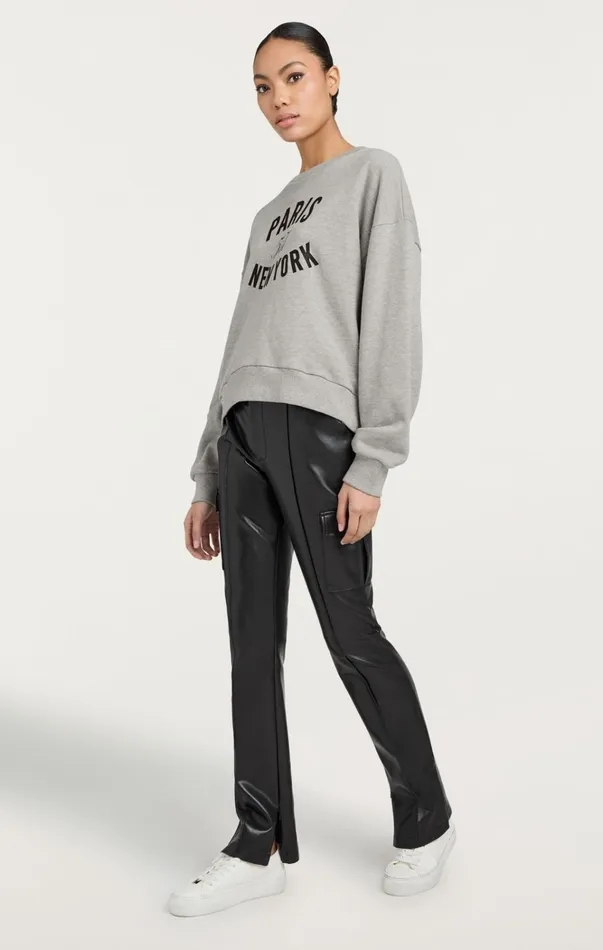 Women Cinq Sept Tops Paris New York Brandy Pullover Heather Greyblack