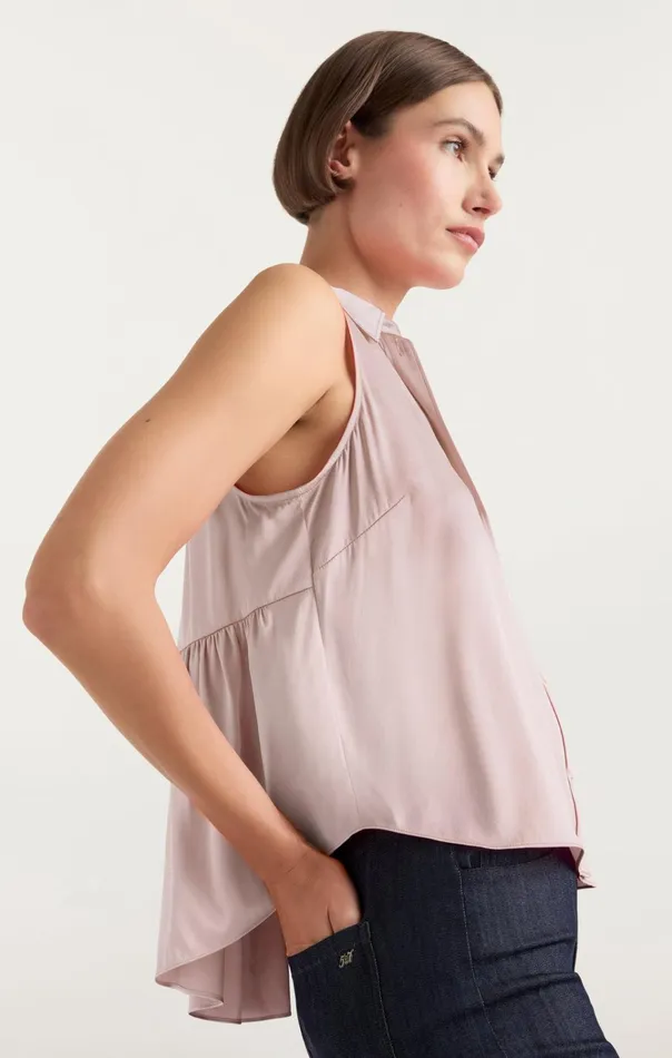 Women Cinq Sept Tops Theodora Top Icy Pink
