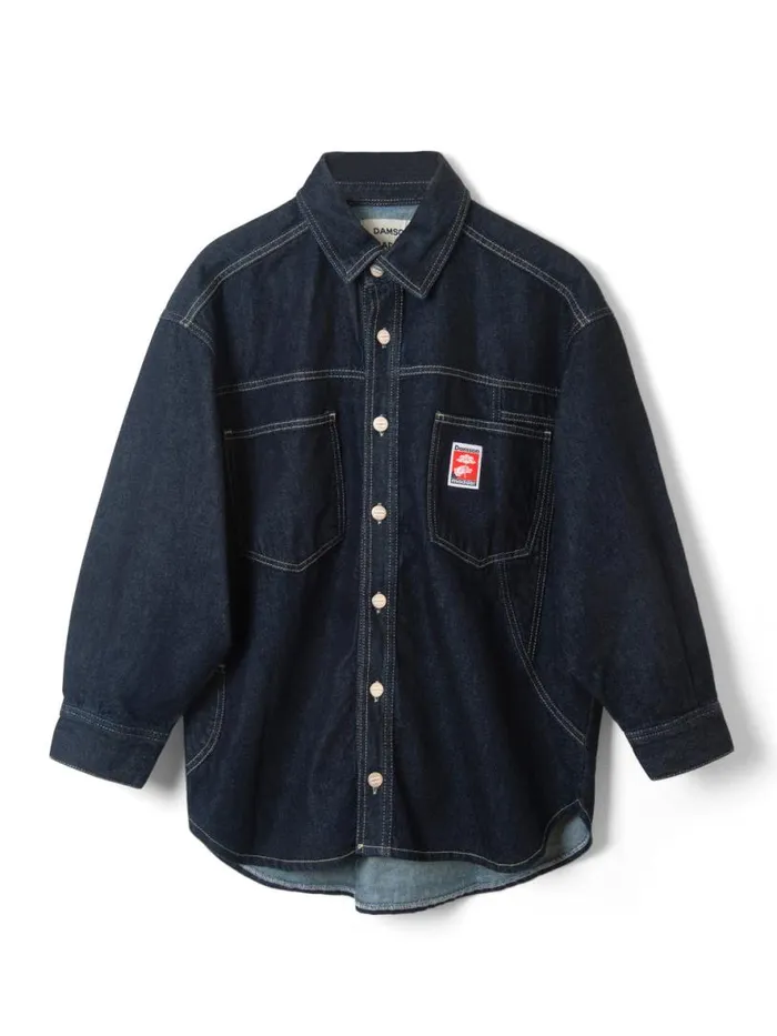 Women Coords Damson Madder Nova Oversized Shacket 8211 Indigo