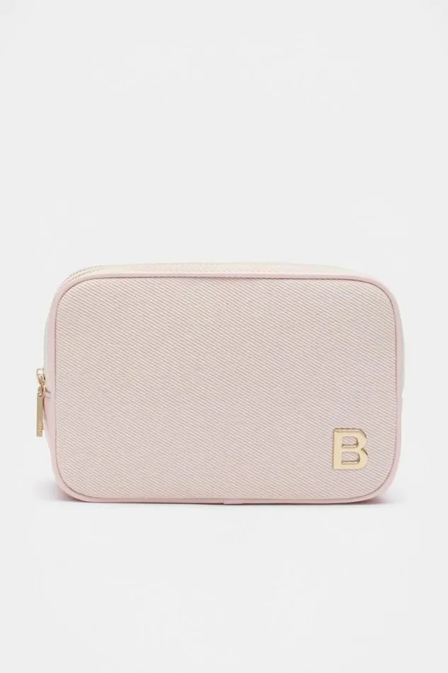 Women Cosmetic Bags Seed Heritage Initials Make Up Bag Rose Petal