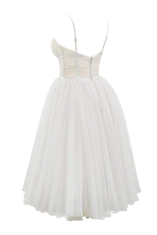 Women Countess French Dove Tulle Midi Dress House Of CB Dresses Women Countess French Dove Tulle Midi Dress House Of CB Dresses