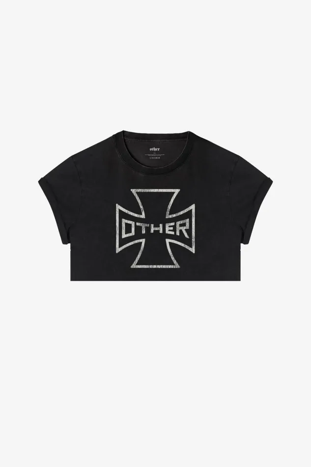 Women Cross Cropped Rocker Tee OTHER TEES