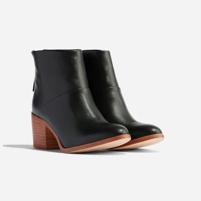 Women Dari Boot Black Nisolo Heels