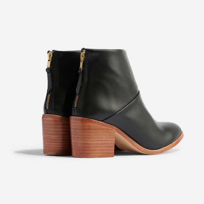 Women Dari Boot Black Nisolo Heels