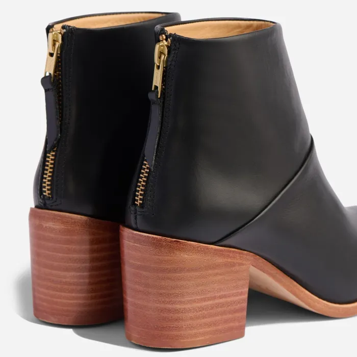 Women Dari Boot Black Nisolo Heels