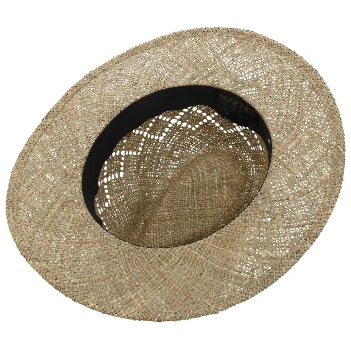 Women Desco Seagrass Straw Hat With Leather Strap Nature Mayser Traveler Hats Women Desco Seagrass Straw Hat With Leather Strap Nature Mayser Traveler Hats