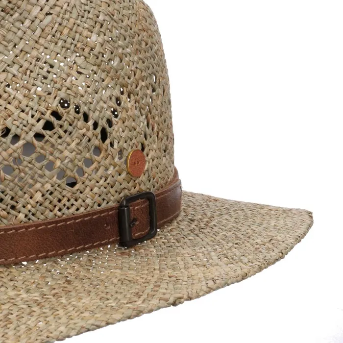 Women Desco Seagrass Straw Hat With Leather Strap Nature Mayser Traveler Hats Women Desco Seagrass Straw Hat With Leather Strap Nature Mayser Traveler Hats