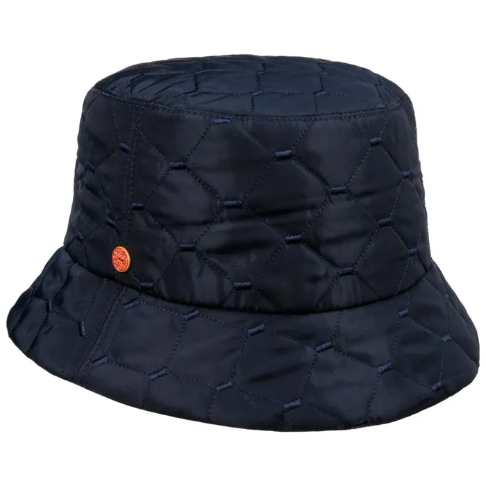 Women Doriet Bucket Fabric Hat With Quilted Pattern Brown Mayser Bucket Hats Women Doriet Bucket Fabric Hat With Quilted Pattern Brown Mayser Bucket Hats
