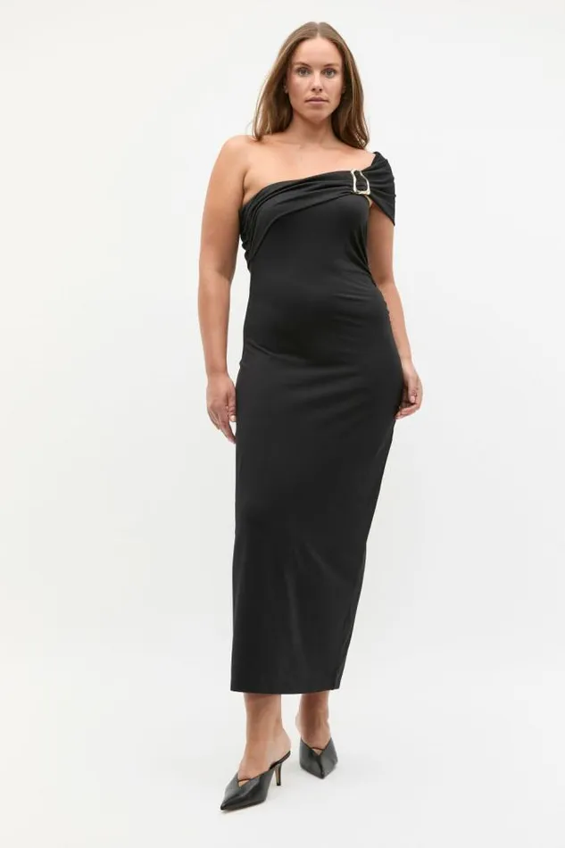 Women Dresses Seed Heritage Clasp Detail Fitted Dress Black