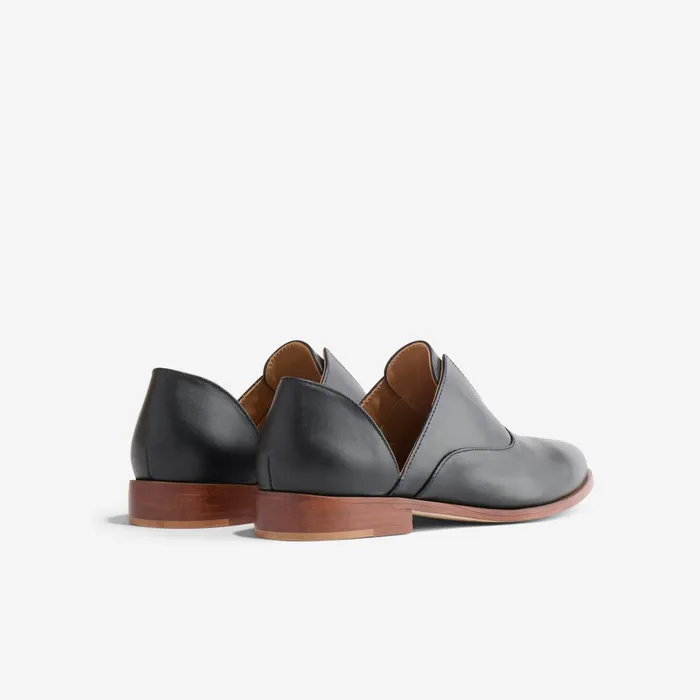 Women Emma D039Orsay Oxford 20 Black Nisolo Flats and Slip Ons