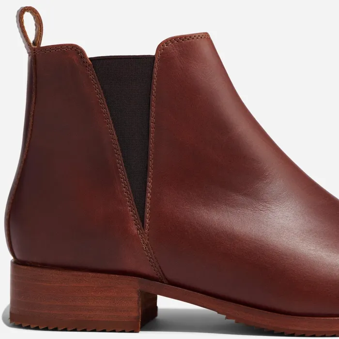 Women Eva Everyday Chelsea Boot Auburn Nisolo Boots