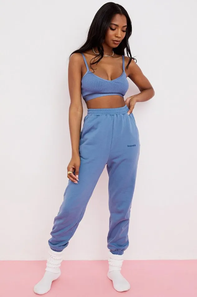 Women Evie Azure Bandage Bralette House Of CB Tops Women Evie Azure Bandage Bralette House Of CB Tops