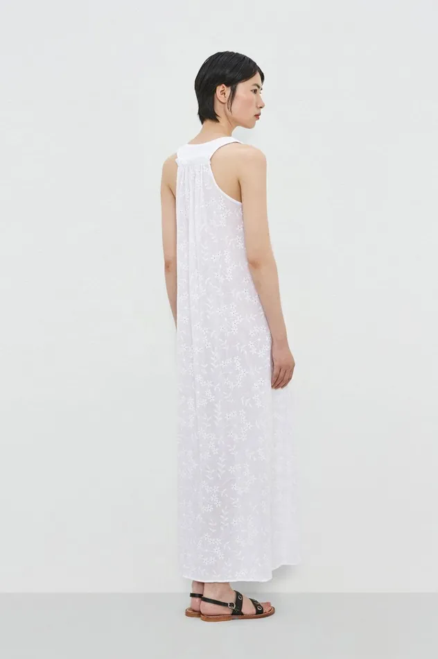 Women FAITH 8211 Cotton Dress 8211 Bianco Massimo Alba Dresses and Skirts